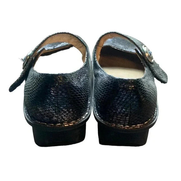 Algeria Paloma Comfort Mary Jane Size US 9 EU 39 Animal Print Adjustable Wedge - Picture 7 of 9